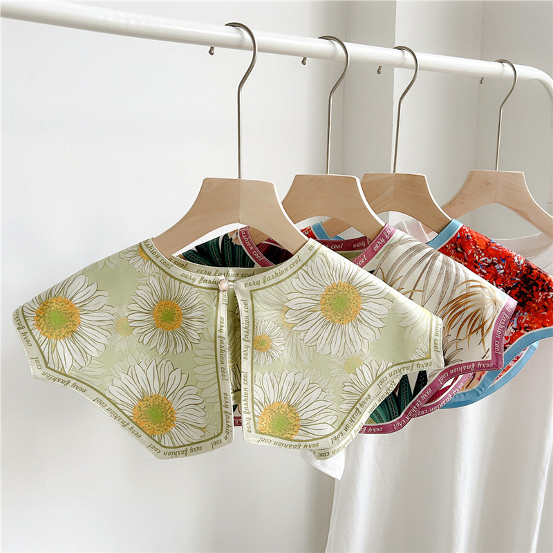 Blouse Off Shoulder - الياقات الأزهار القابلة للفصل شالات للنساء
