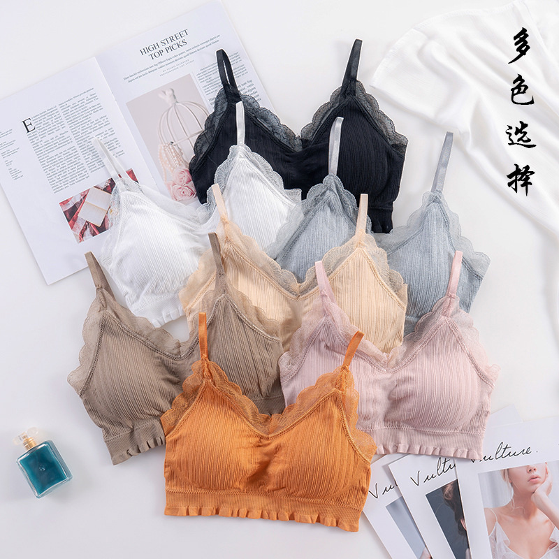 Bralette Triangle Set - ملابس داخلية مثيرة ثلاثية الأبعاد حمالة