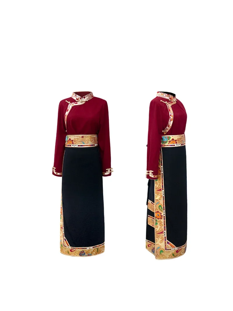 فستان التبت التقليدي، تنورة مل - مراجعة Linen Dress Wrap وسعره