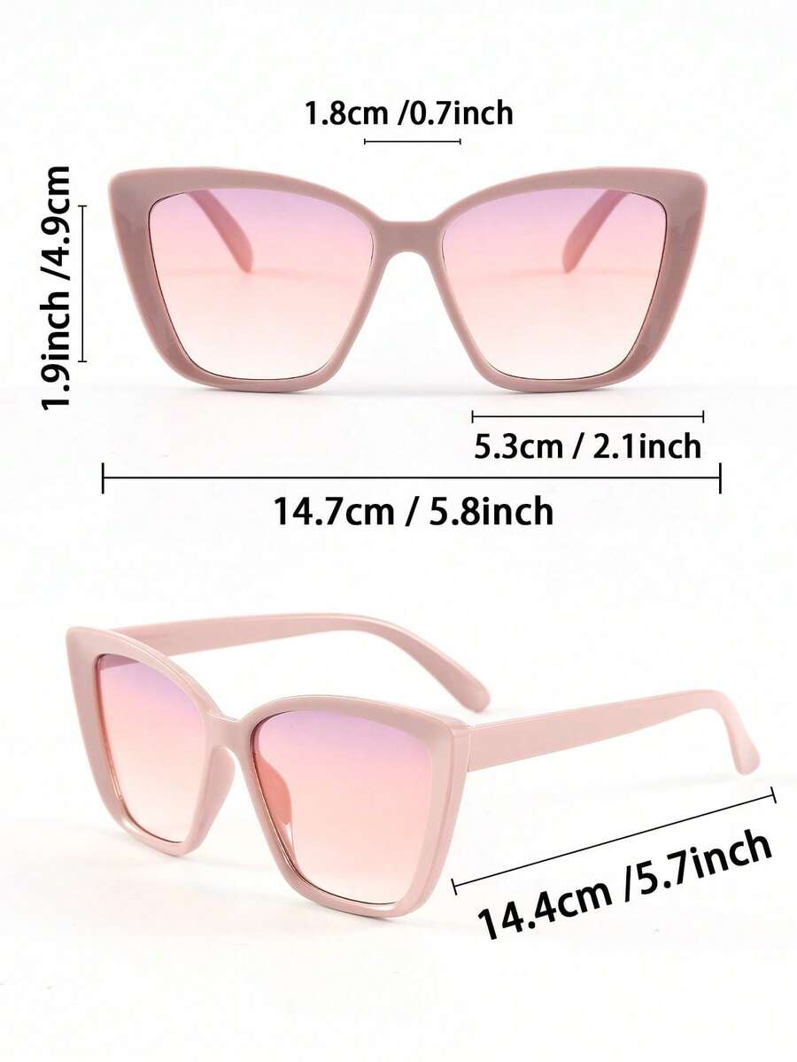3/4 قطع نظارات نسائية بإطار عي - مراجعة Sunglasses Cat Eye وسعره