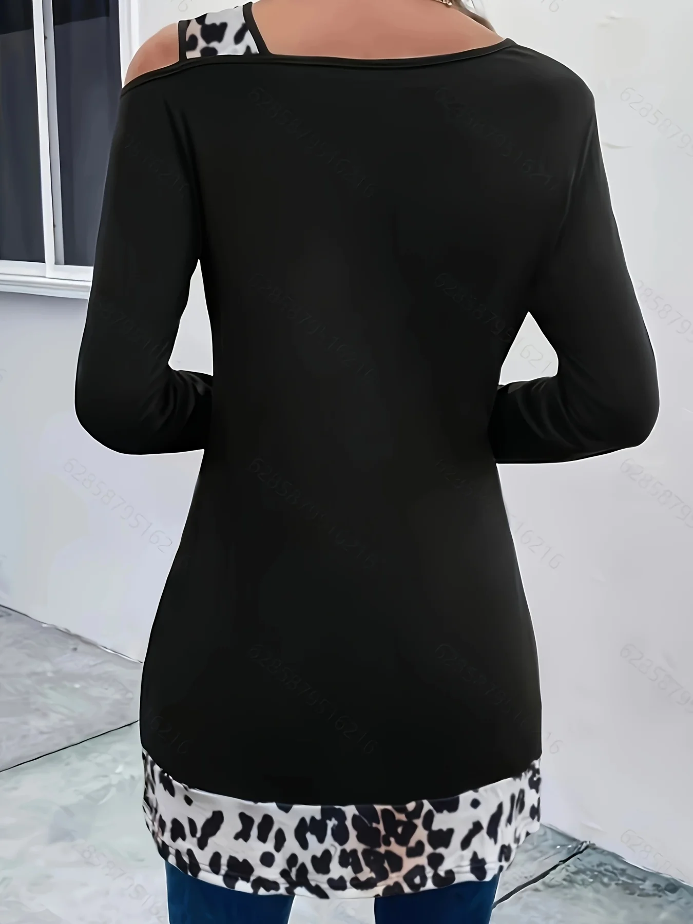 حجم كبير 1XL-5XL المرأة موضة ق - مراجعة Blouse Off Shoulder وسعره