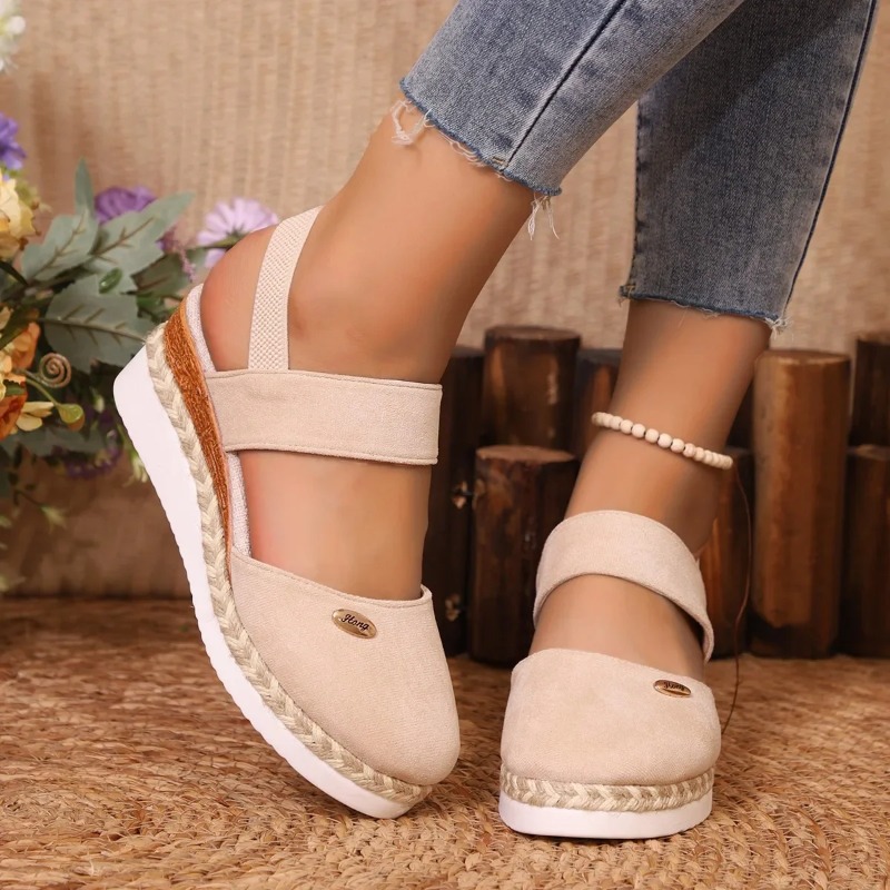 صنادل نسائية بكعب ويدج مغلقة م - مراجعة Wedge Espadrille Women وسعره